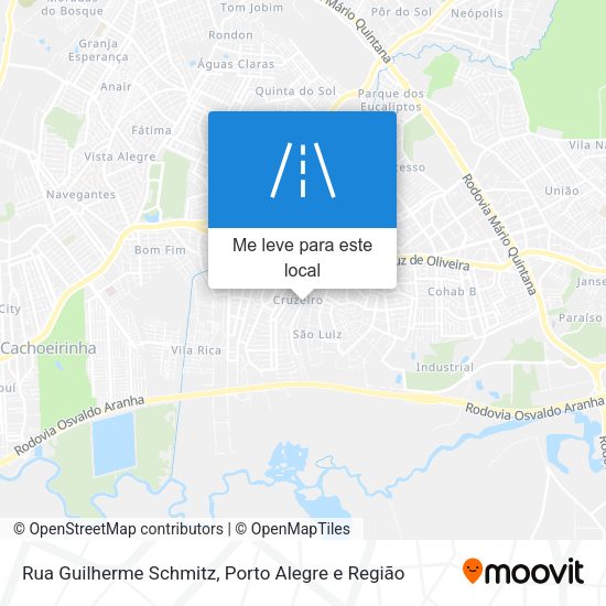Rua Guilherme Schmitz mapa