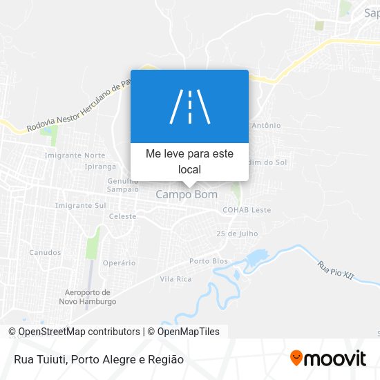 Rua Tuiuti mapa