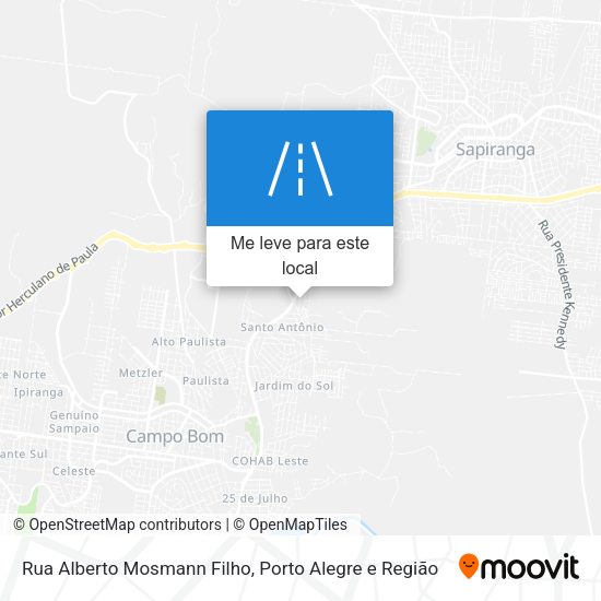 Rua Alberto Mosmann Filho mapa