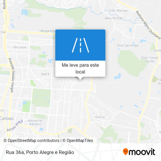 Rua 36a mapa