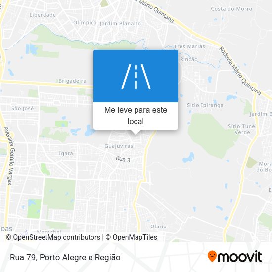Rua 79 mapa