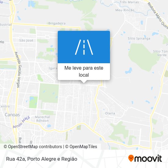 Rua 42a mapa