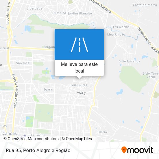 Rua 95 mapa