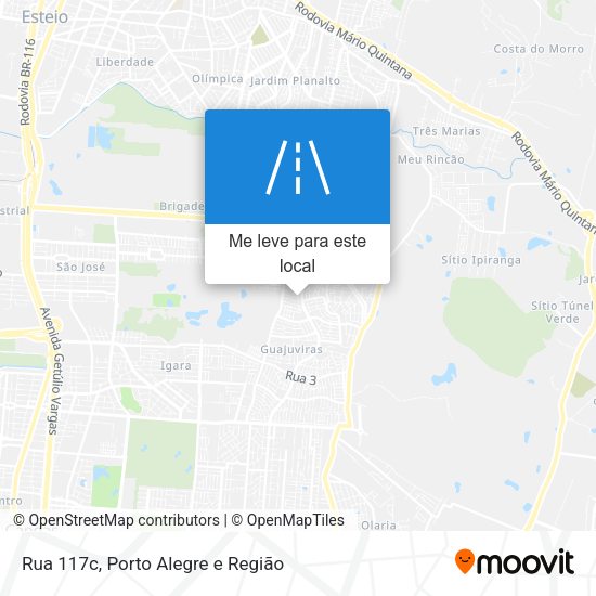 Rua 117c mapa