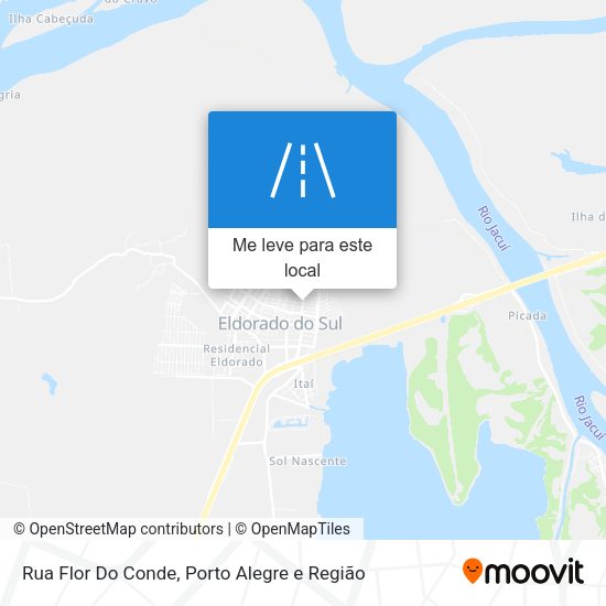 Rua Flor Do Conde mapa