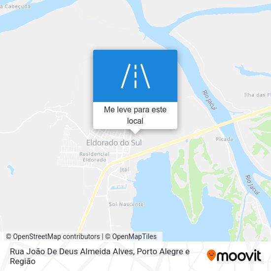 Rua João De Deus Almeida Alves mapa