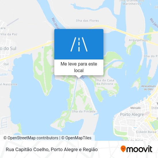 Rua Capitão Coelho mapa
