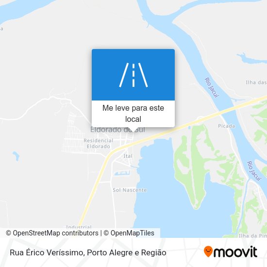 Rua Érico Veríssimo mapa