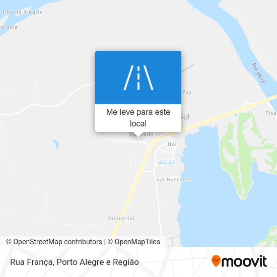 Rua França mapa