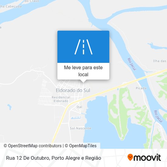 Rua 12 De Outubro mapa