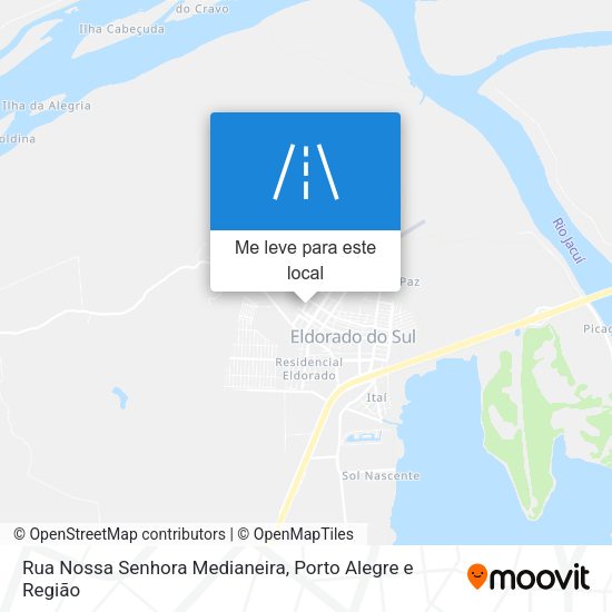 Rua Nossa Senhora Medianeira mapa