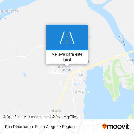 Rua Dinamarca mapa