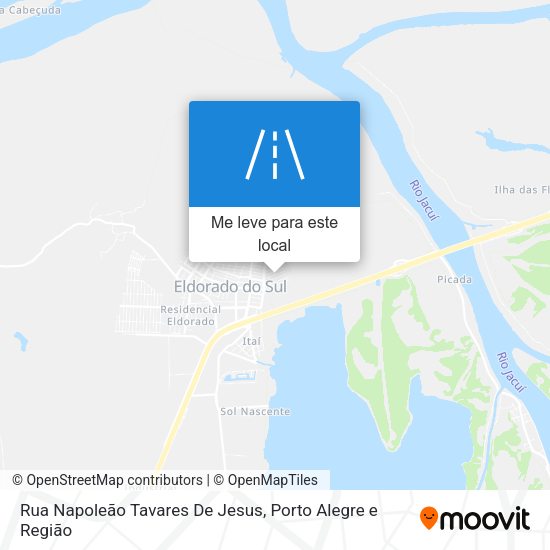 Rua Napoleão Tavares De Jesus mapa
