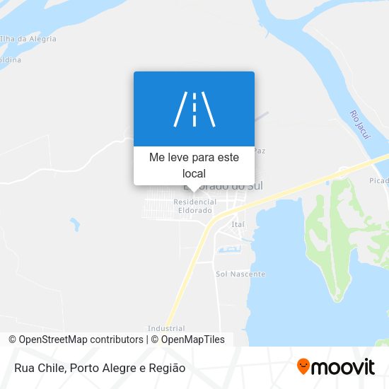 Rua Chile mapa