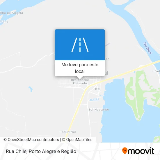 Rua Chile mapa