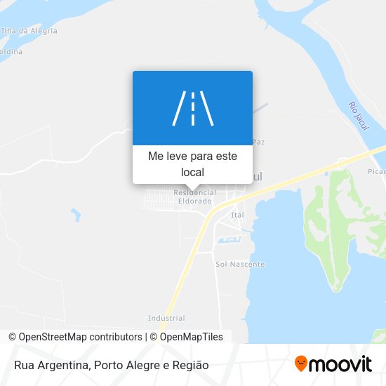 Rua Argentina mapa