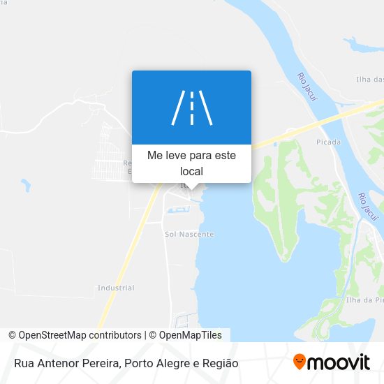 Rua Antenor Pereira mapa