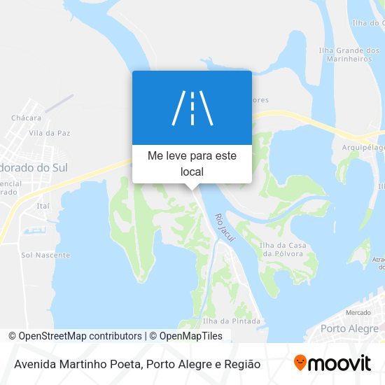 Avenida Martinho Poeta mapa