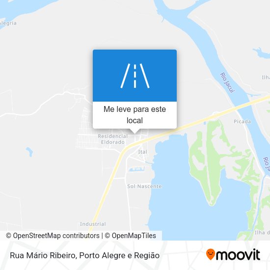 Rua Mário Ribeiro mapa