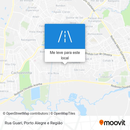 Rua Guari mapa