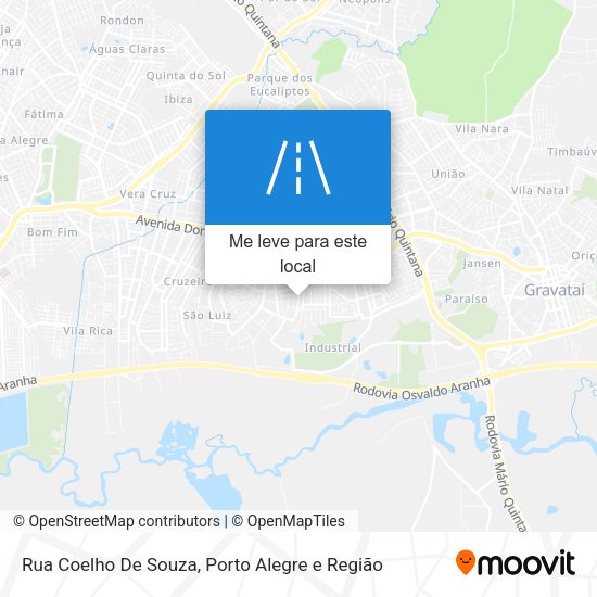 Rua Coelho De Souza mapa