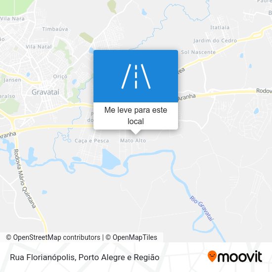 Rua Florianópolis mapa