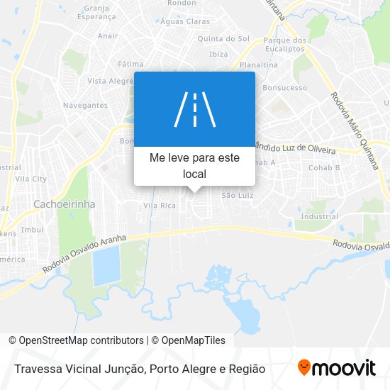 Travessa Vicinal Junção mapa