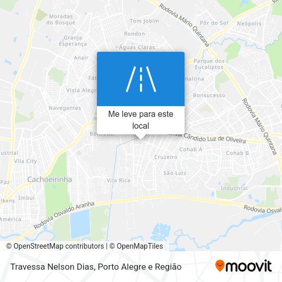 Travessa Nelson Dias mapa