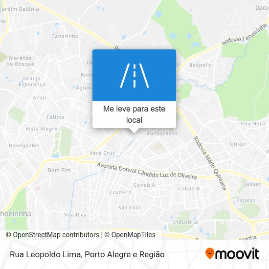 Rua Leopoldo Lima mapa