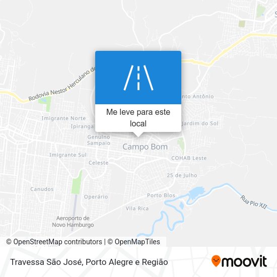 Travessa São José mapa