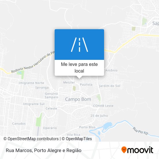 Rua Marcos mapa