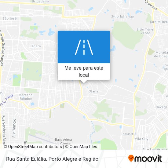 Rua Santa Eulália mapa