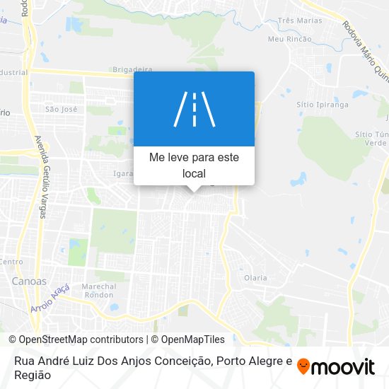 Rua André Luiz Dos Anjos Conceição mapa