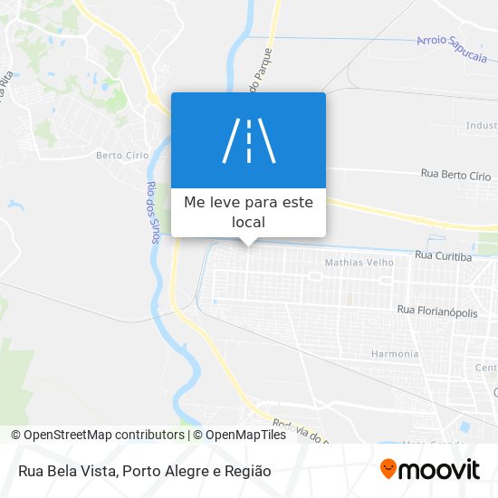 Rua Bela Vista mapa