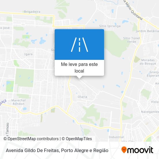 Avenida Gildo De Freitas mapa