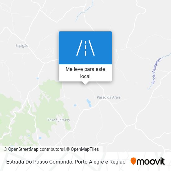 Estrada Do Passo Comprido mapa
