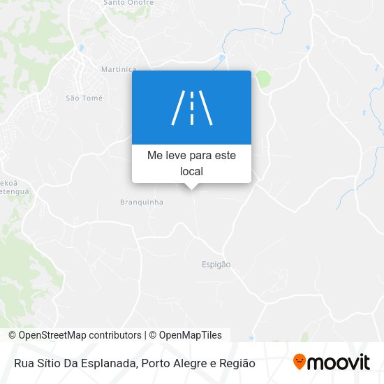 Rua Sítio Da Esplanada mapa