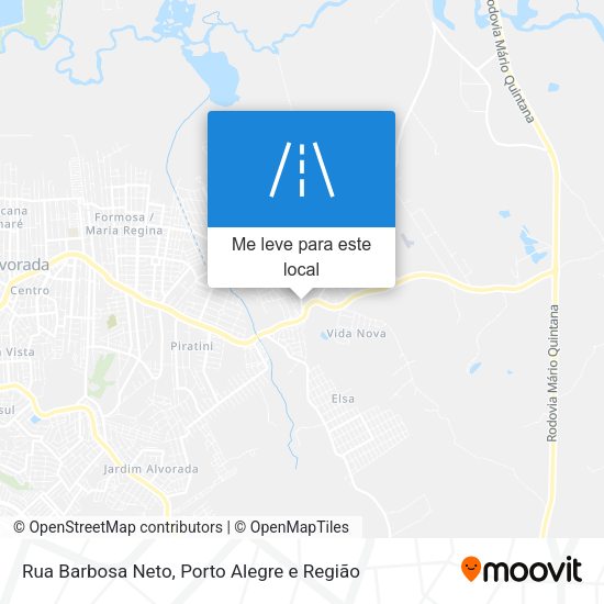 Rua Barbosa Neto mapa