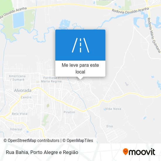 Rua Bahia mapa