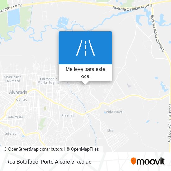 Rua Botafogo mapa