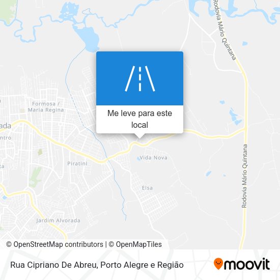 Rua Cipriano De Abreu mapa