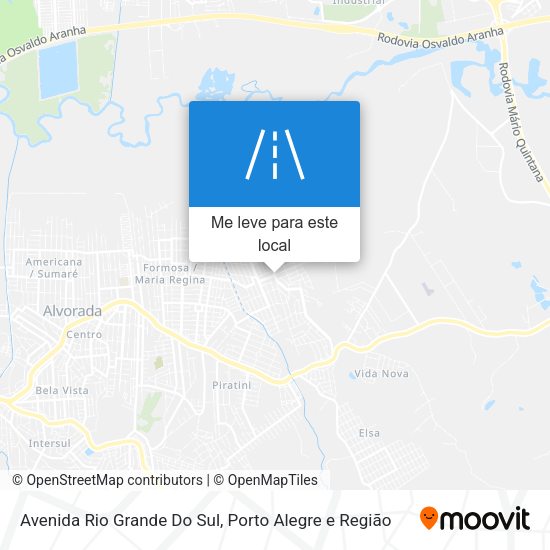 Avenida Rio Grande Do Sul mapa