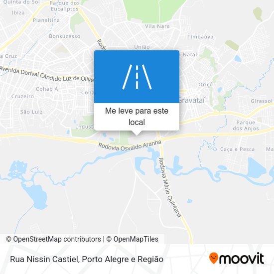 Rua Nissin Castiel mapa