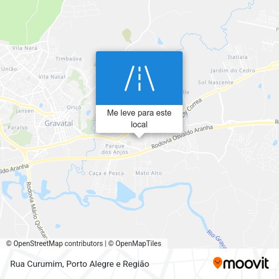 Rua Curumim mapa