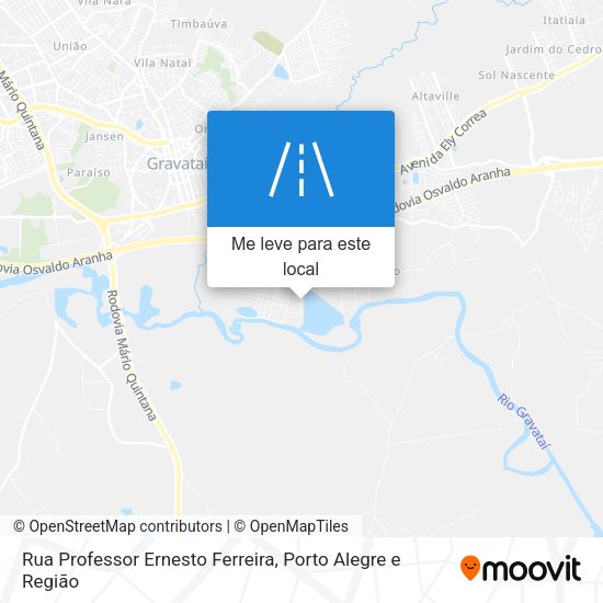 Rua Professor Ernesto Ferreira mapa