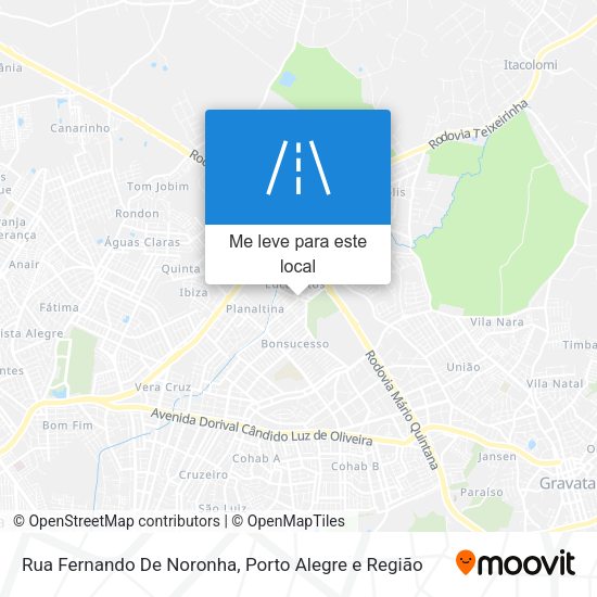 Rua Fernando De Noronha mapa
