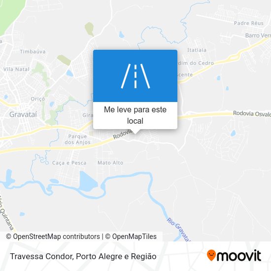 Travessa Condor mapa