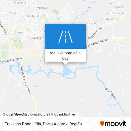 Travessa Dona Lídia mapa