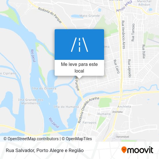Rua Salvador mapa