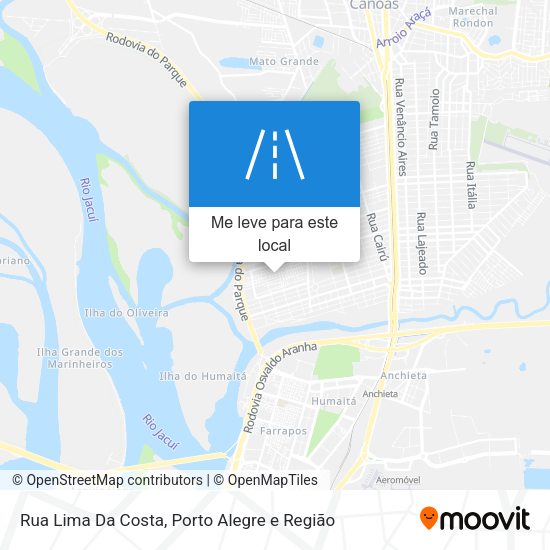 Rua Lima Da Costa mapa